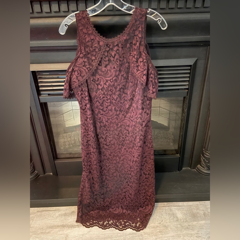 White House Black Market Burgundy Garment